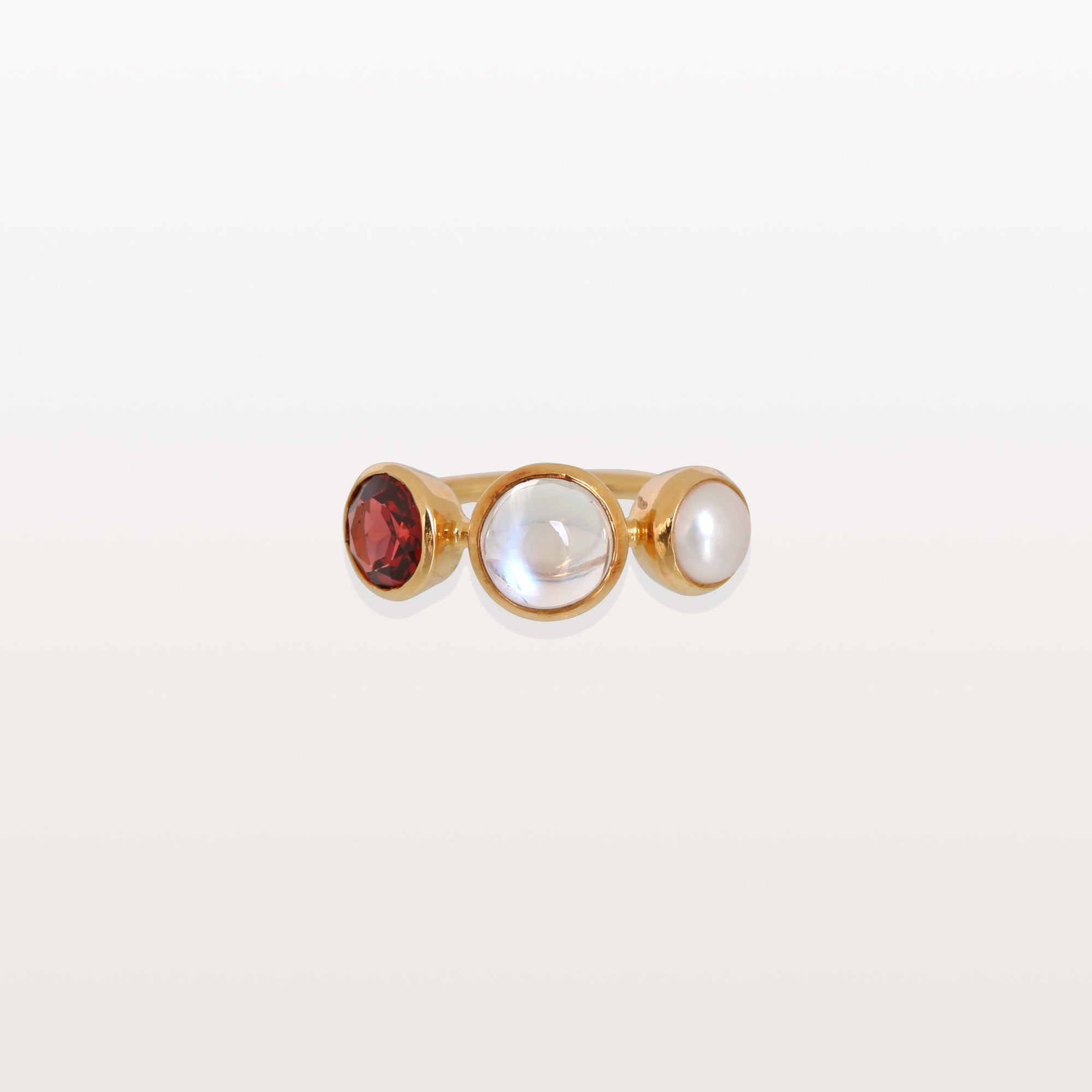 Multi Stone 18k Gold Ring