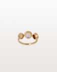 Multi Stone 18k Gold Ring
