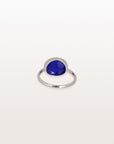 Lapis Lazuli 18K White Gold Ring
