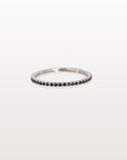 Black Diamond 18K White Gold Ring