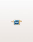 Blue Topaz 14K Gold Ring