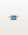 Blue Topaz 14K Gold Ring