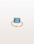 Blue Topaz 14K Gold Ring