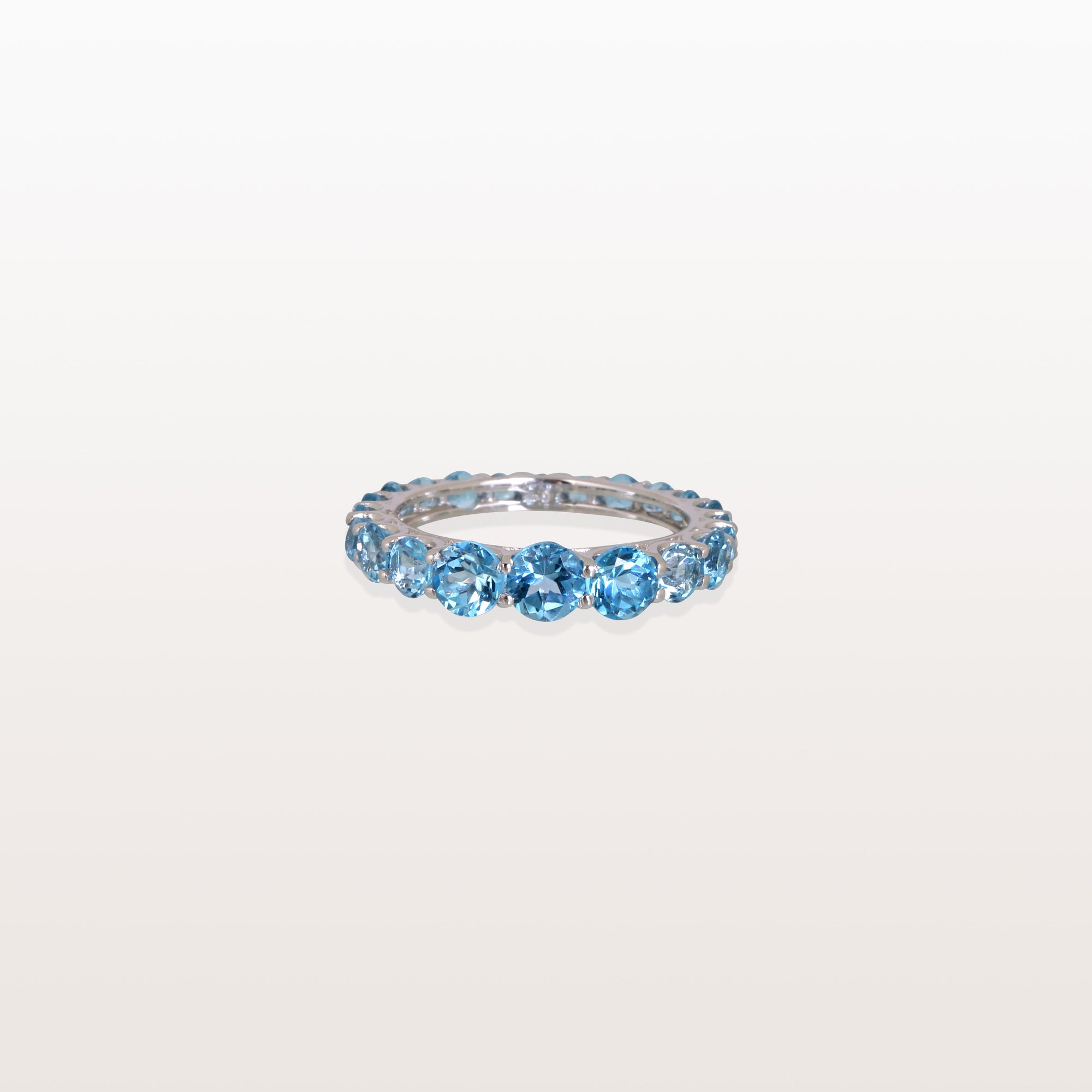 Blue Topaz 18K White Gold Ring