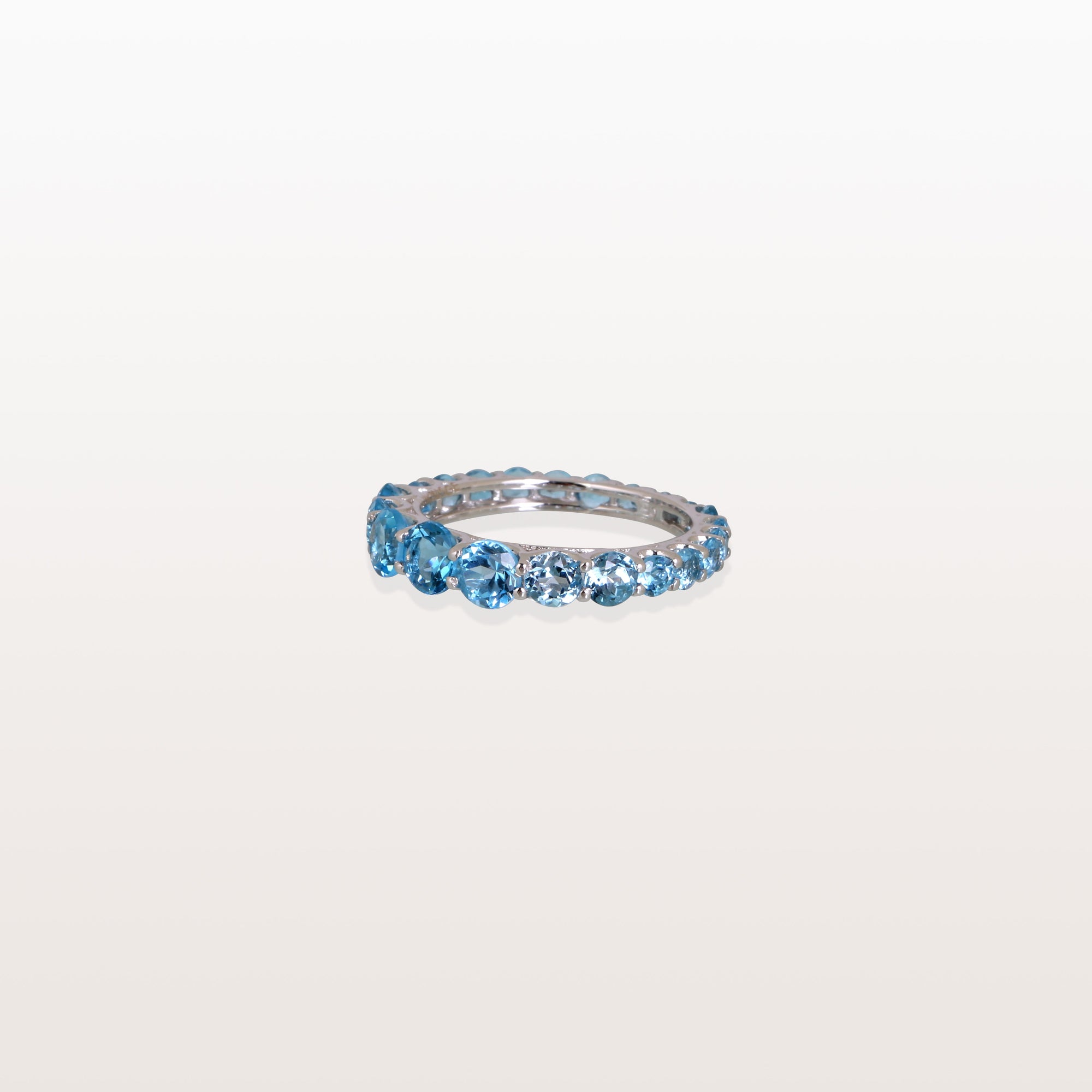 Blue Topaz 18K White Gold Ring