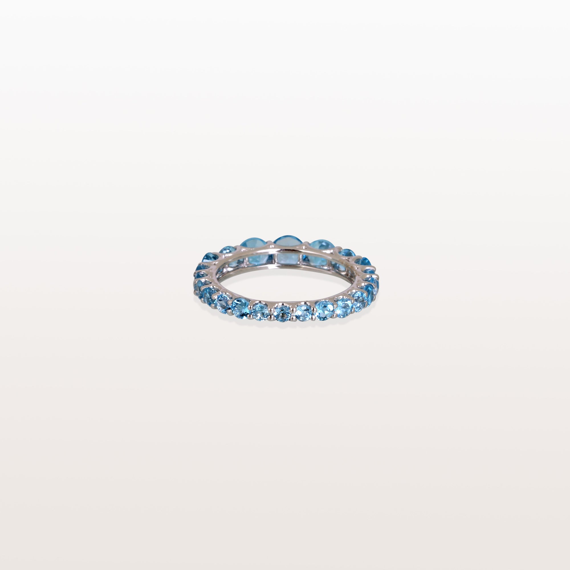 Blue Topaz 18K White Gold Ring