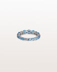 Blue Topaz 18K White Gold Ring