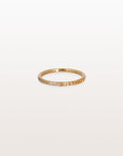 Citrine and Blue Topaz 18K Gold Ring