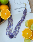 Marbella Amethyst Silver 925 Necklace
