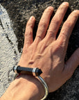 Tristen Black Onyx Silver 925 Men's Bracelet