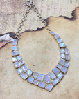 Aureva Rainbow Moonstone Silver 925 Necklace