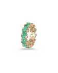 Baguette Emerald & Diamond Ring