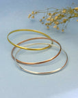 Triyo Gold Plated Silver 925 Bangle