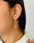 Diamond 18K Gold Earrings