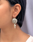 Rozana Traditional Silver 925 Earrings