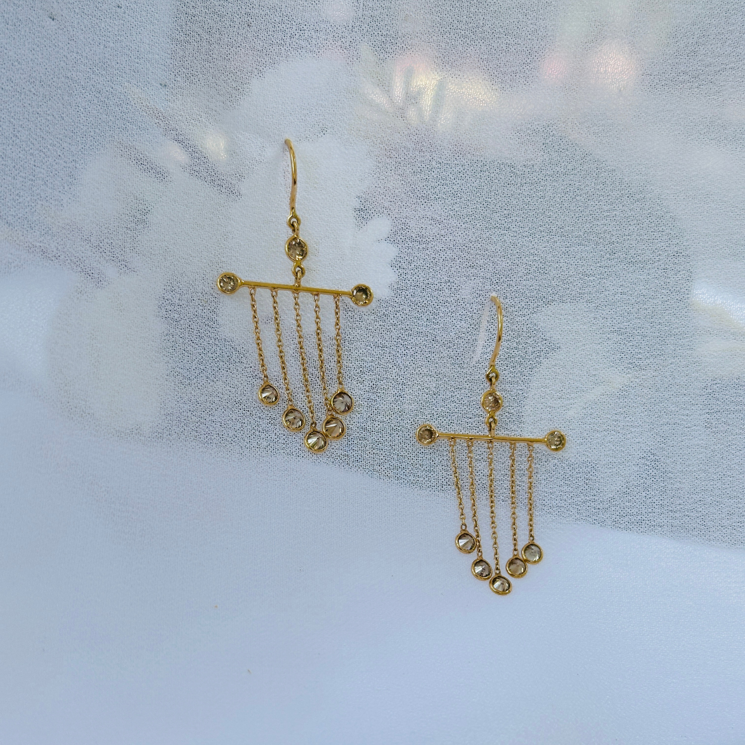 Diamond 18K Gold Earrings