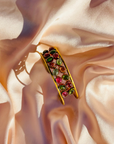 Brigdet Tourmaline Colorstone 18K Gold Plated Silver Bracelet