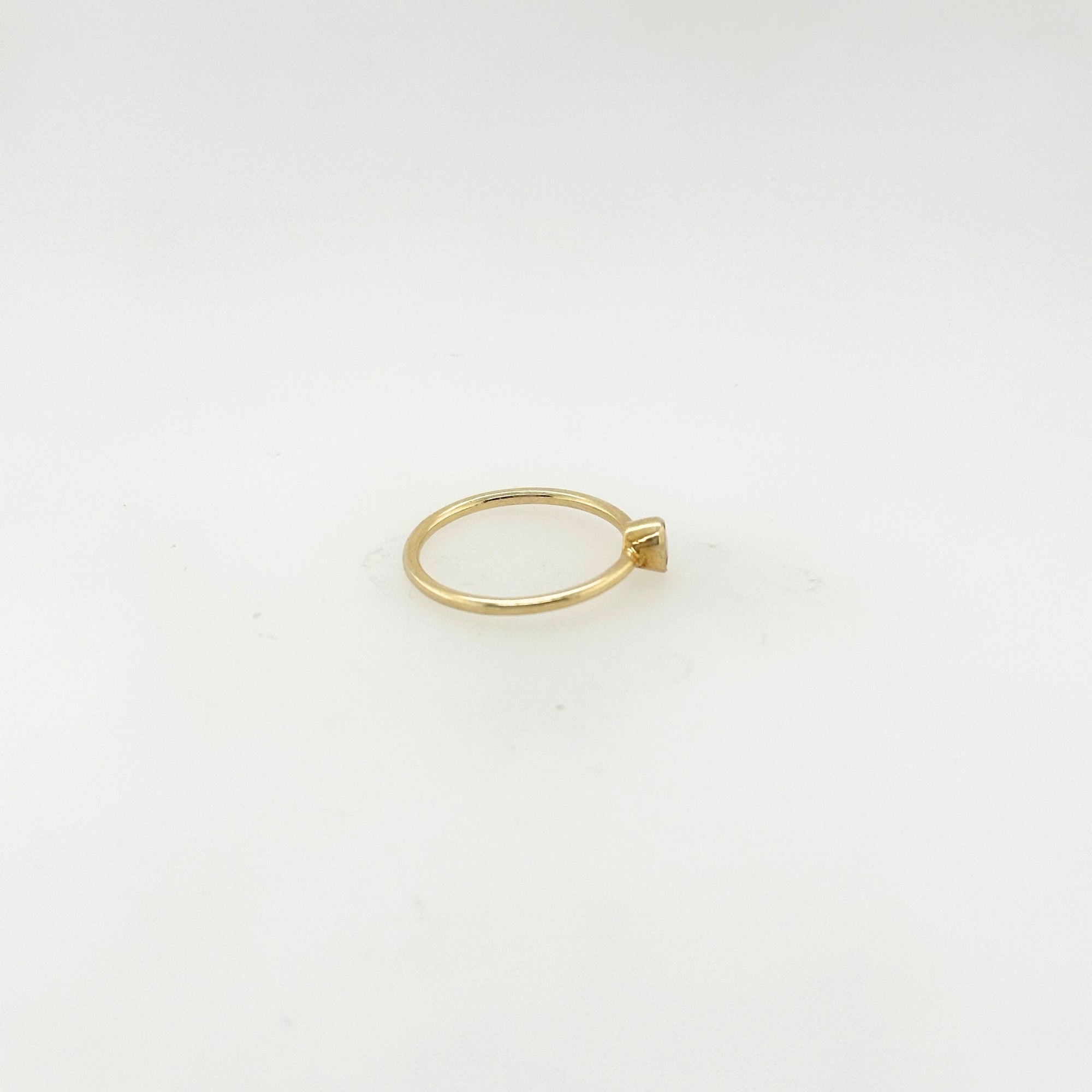 Salem Diamond Gold Plated Silver 925 Ring