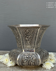 Kaira designed silver flower pot