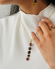 Tourmaline 18K Gold Pendant