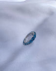 Blue Topaz 18K White Gold Ring