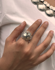 Sitara Traditional Designer Silver 925 Ring