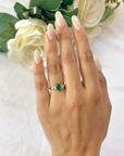 Art Deco Emerald & Diamond Ring