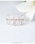 silver pink handcuff