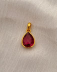 Alex Tourmaline 18K Gold Plated Silver 925 Love Pendant