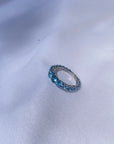 Blue Topaz 18K White Gold Ring