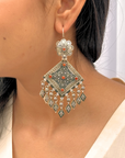 Aarav Traditional Silver 925 Earrings