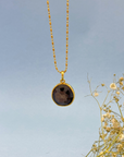 Mwezi Ruby 18k Gold Plated Silver 925 Pendant