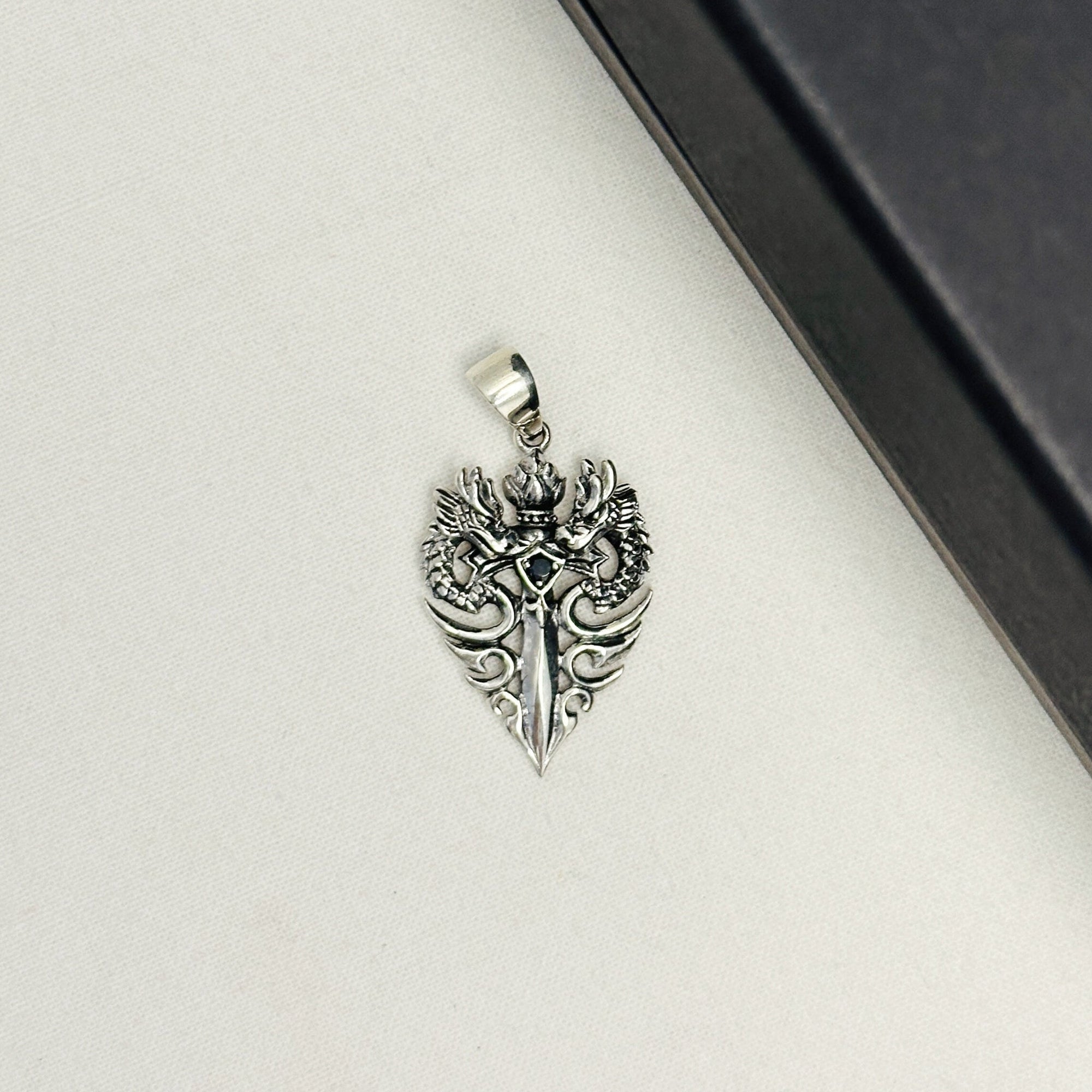 Dragon Men's Silver 925 Pendant