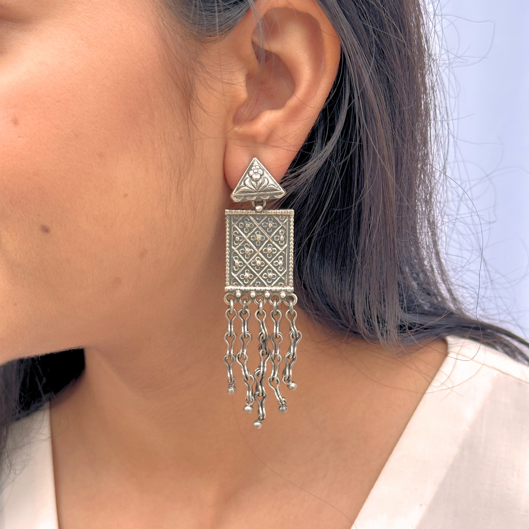 Inaayat Traditional Silver 925 Earrings