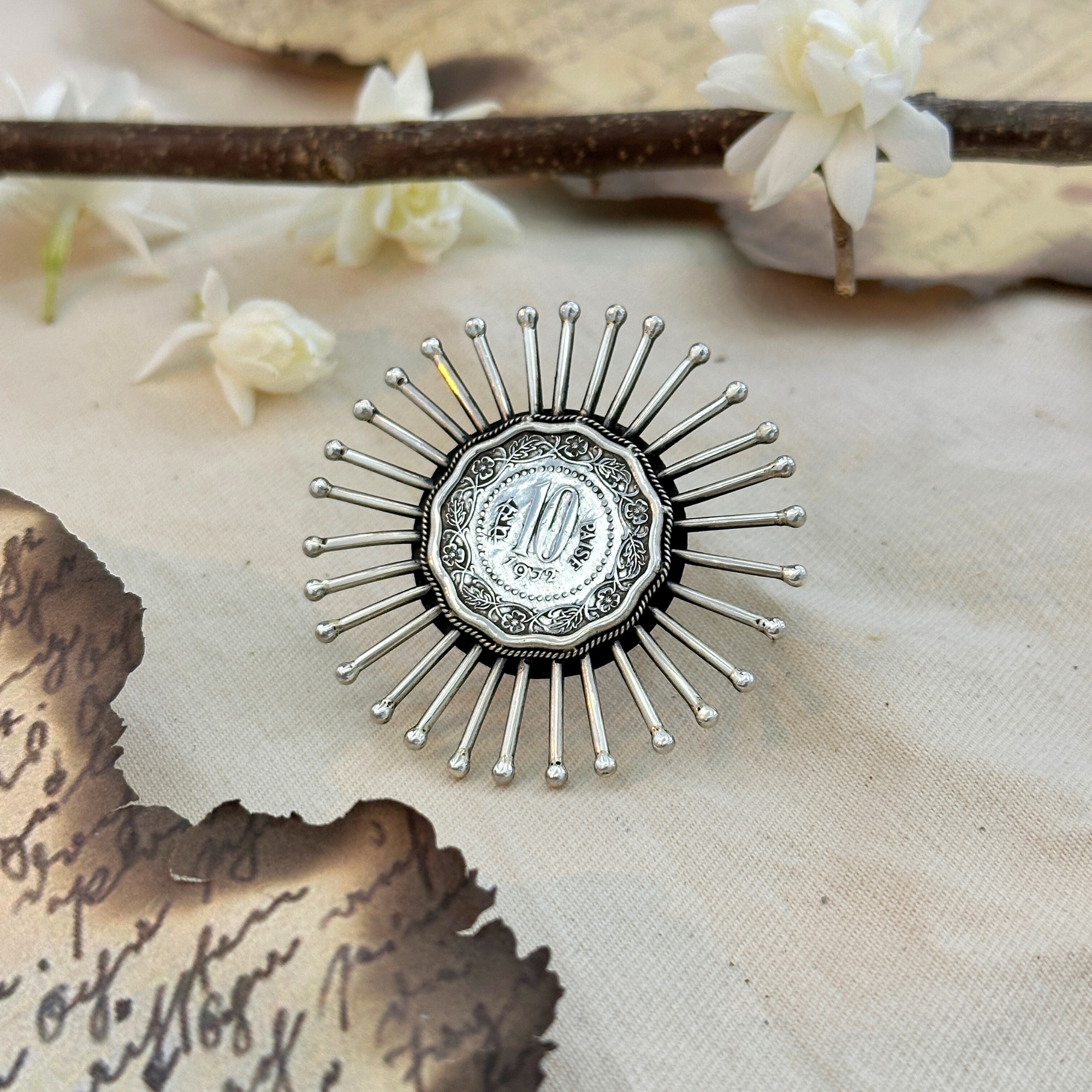 Coin Traditional Designer Silver 925 Ring