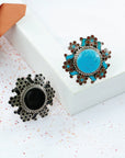 Attica flower shaped ring