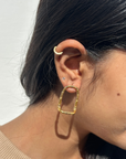 Cain Gold Plated Silver 925 Earrings