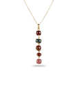 Tourmaline 18K Gold Pendant