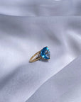 Blue Topaz 14K Gold Ring