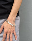Thick Cuban Silver 925 Men's Bracelet