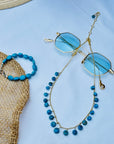 Wategos Turquoise Gold Plated 18K Silver 925 Necklace