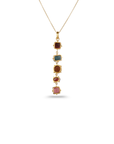 Tourmaline 18K Gold Pendant