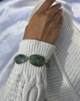 Luxury Emerald Link Bracelet