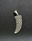 Tooth Design Silver 925 Men's Pendant