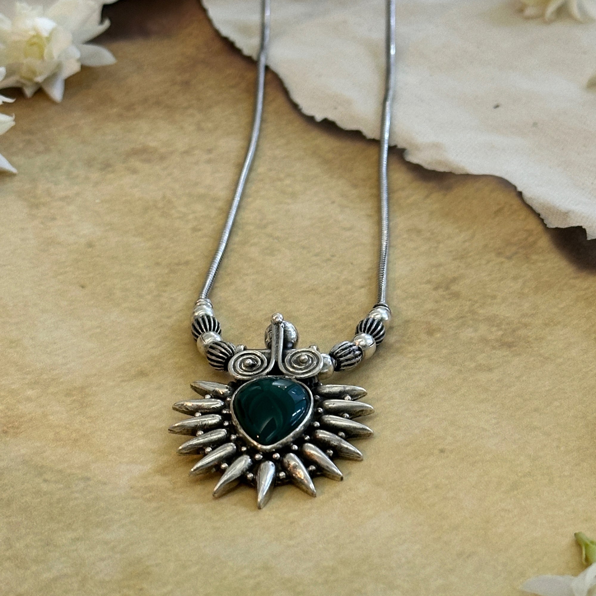 Lavanya Traditional Silver 925 Necklace