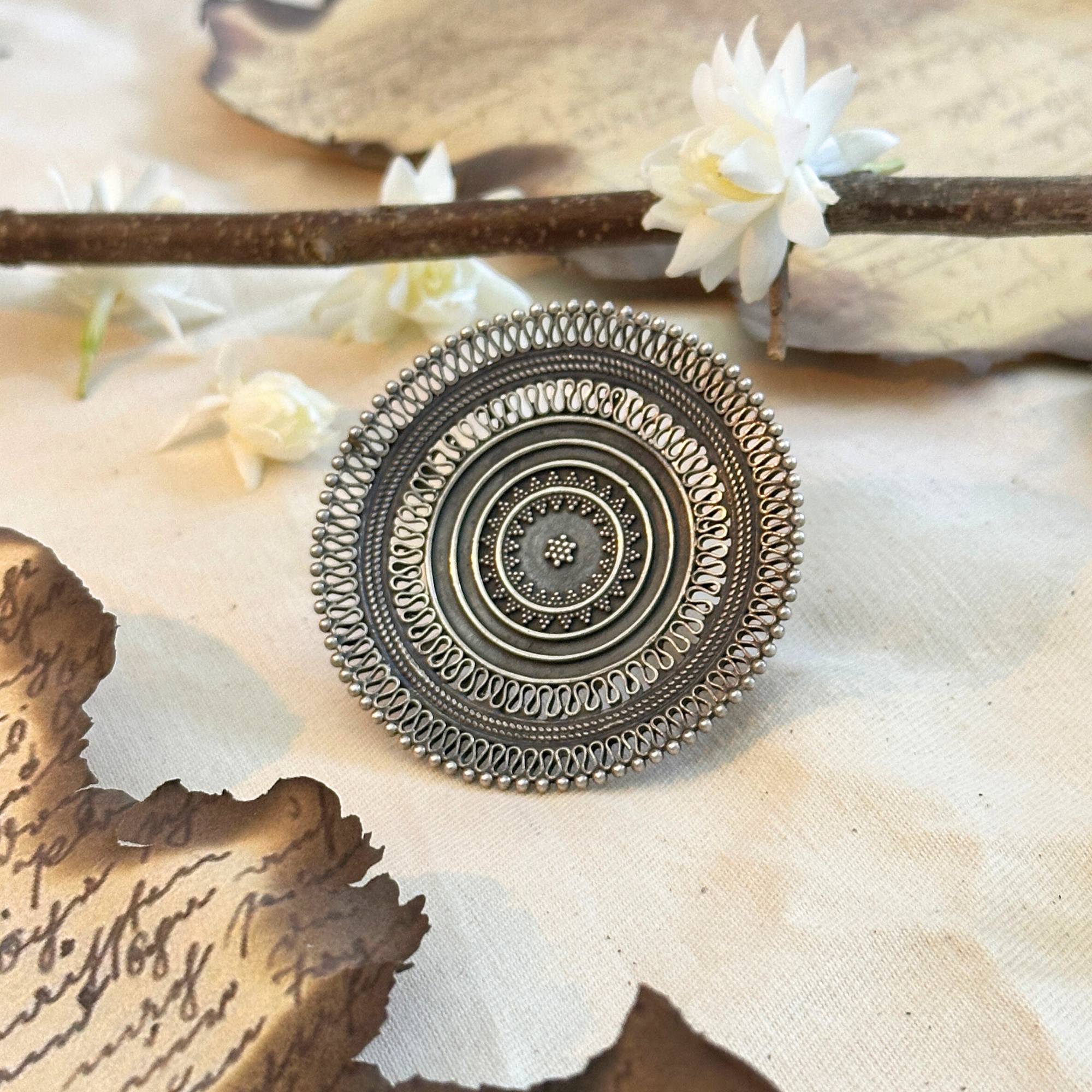Chakra Traditional Silver 925 Ring
