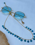 Wategos Turquoise Gold Plated 18K Silver 925 Necklace