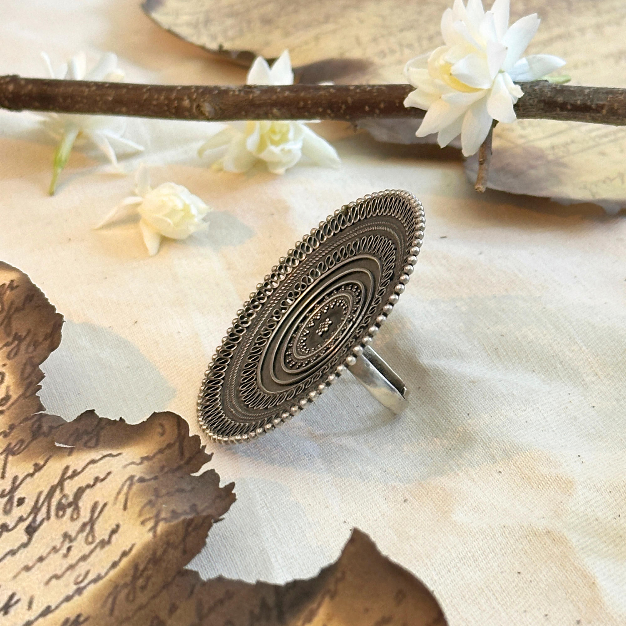 Chakra Traditional Silver 925 Ring