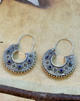 Dattatreya Traditional Silver 925 Earrings
