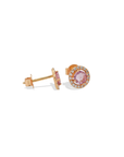Aimi Pink Sapphire Earrings
